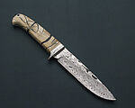 Jim Provost - Damasteel with Mammoth Ivory