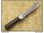 Jim Provost - 2017 - Damasteel Curly Maple Tanto